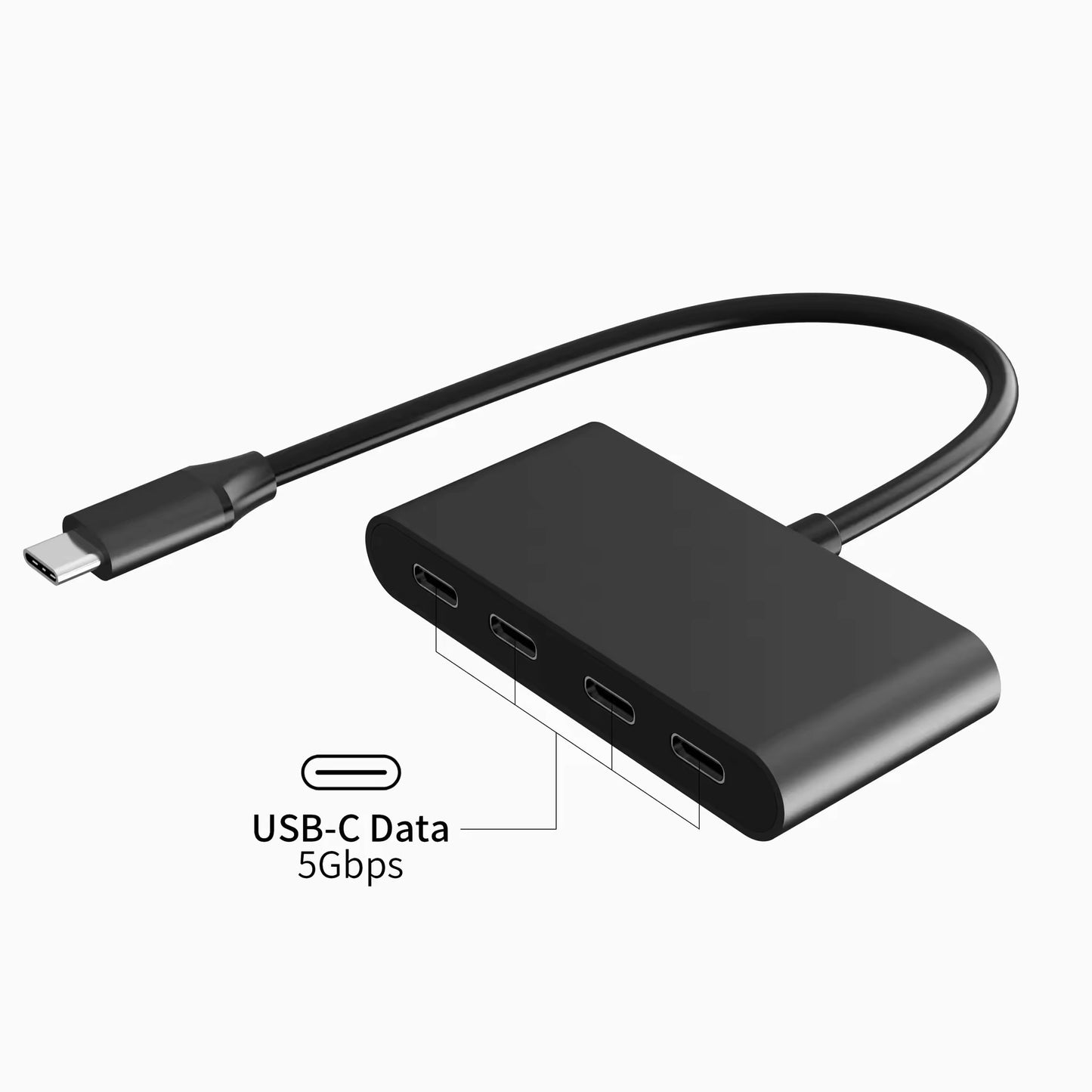 4 -in-1 USB-C Hub (5Gbps)