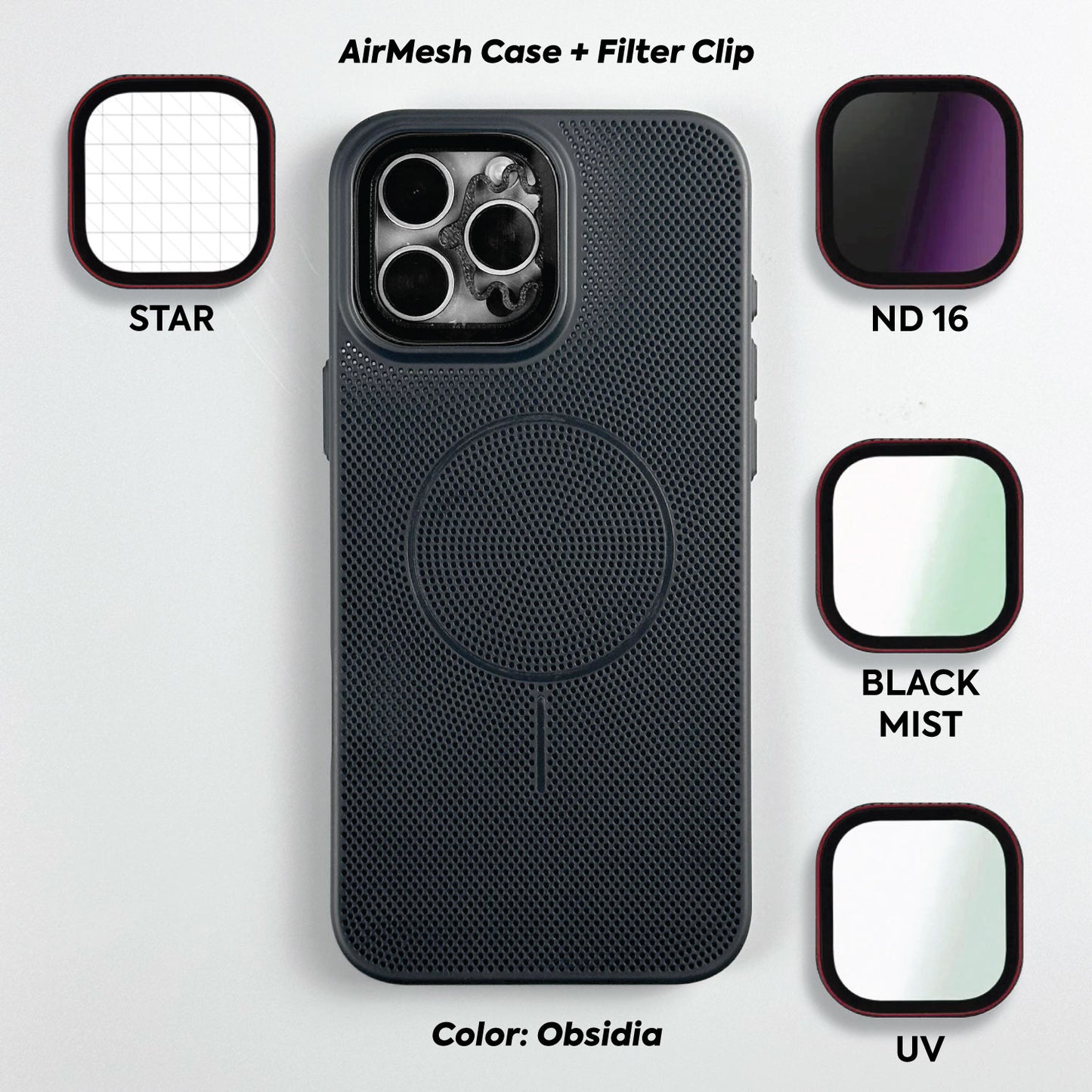 AirMesh Case + ClipFilter (Shipping Aug-15th)