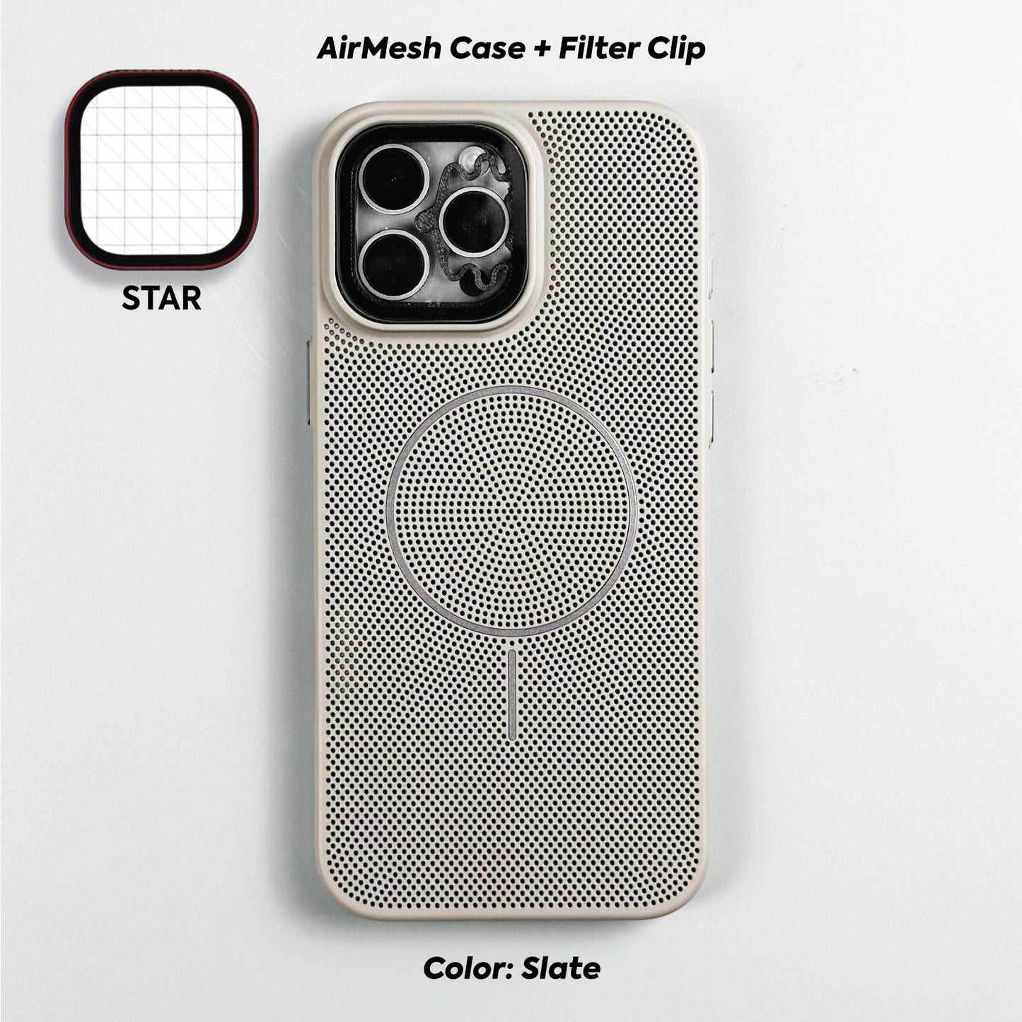 AirMesh Case + ClipFilter (Shipping Aug-15th)
