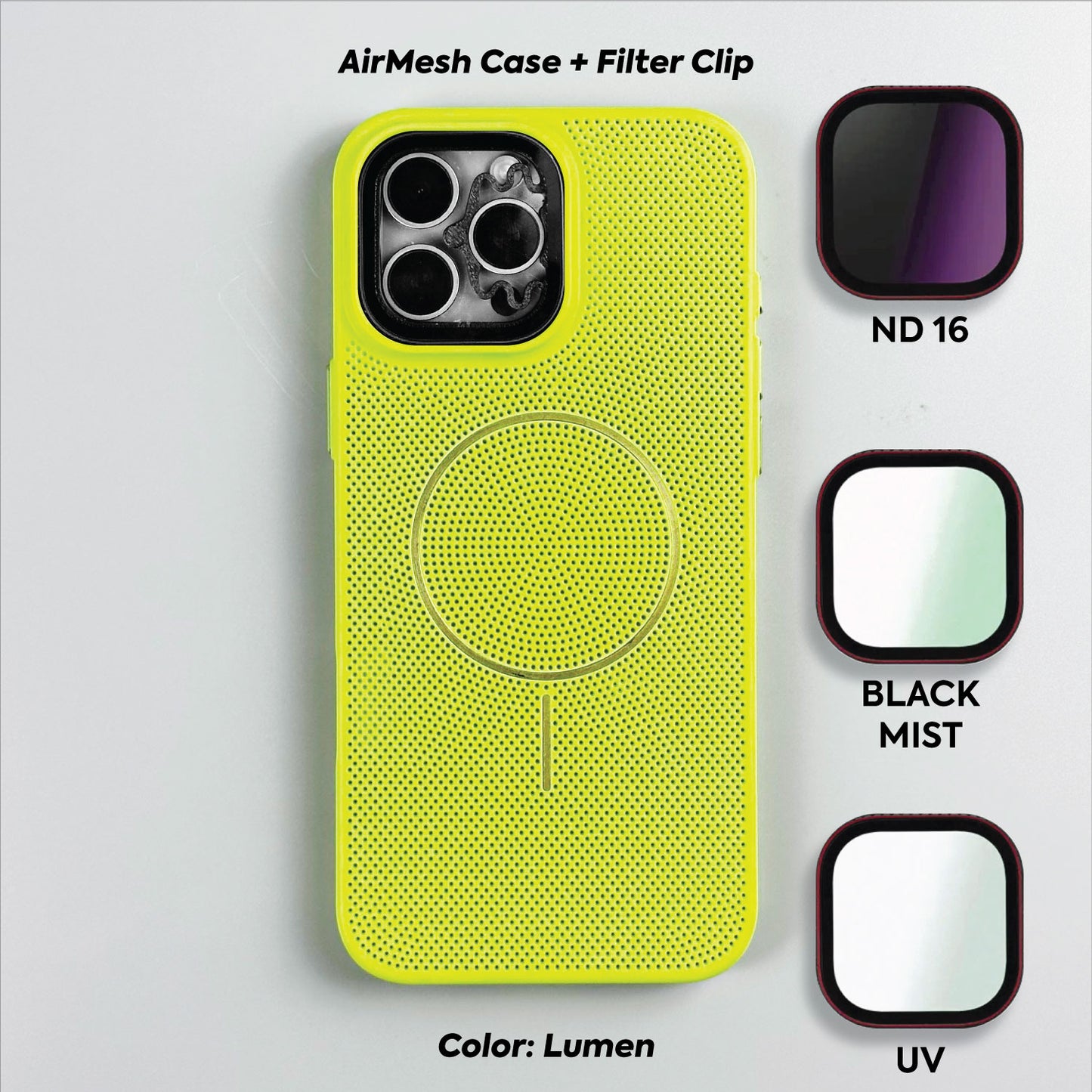 AirMesh Case + ClipFilter (Shipping Aug-15th)