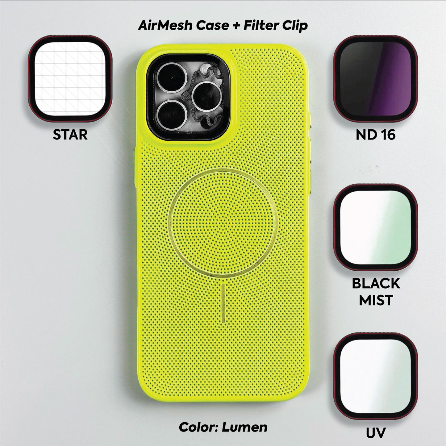 AirMesh Case + ClipFilter (Shipping Aug-15th)