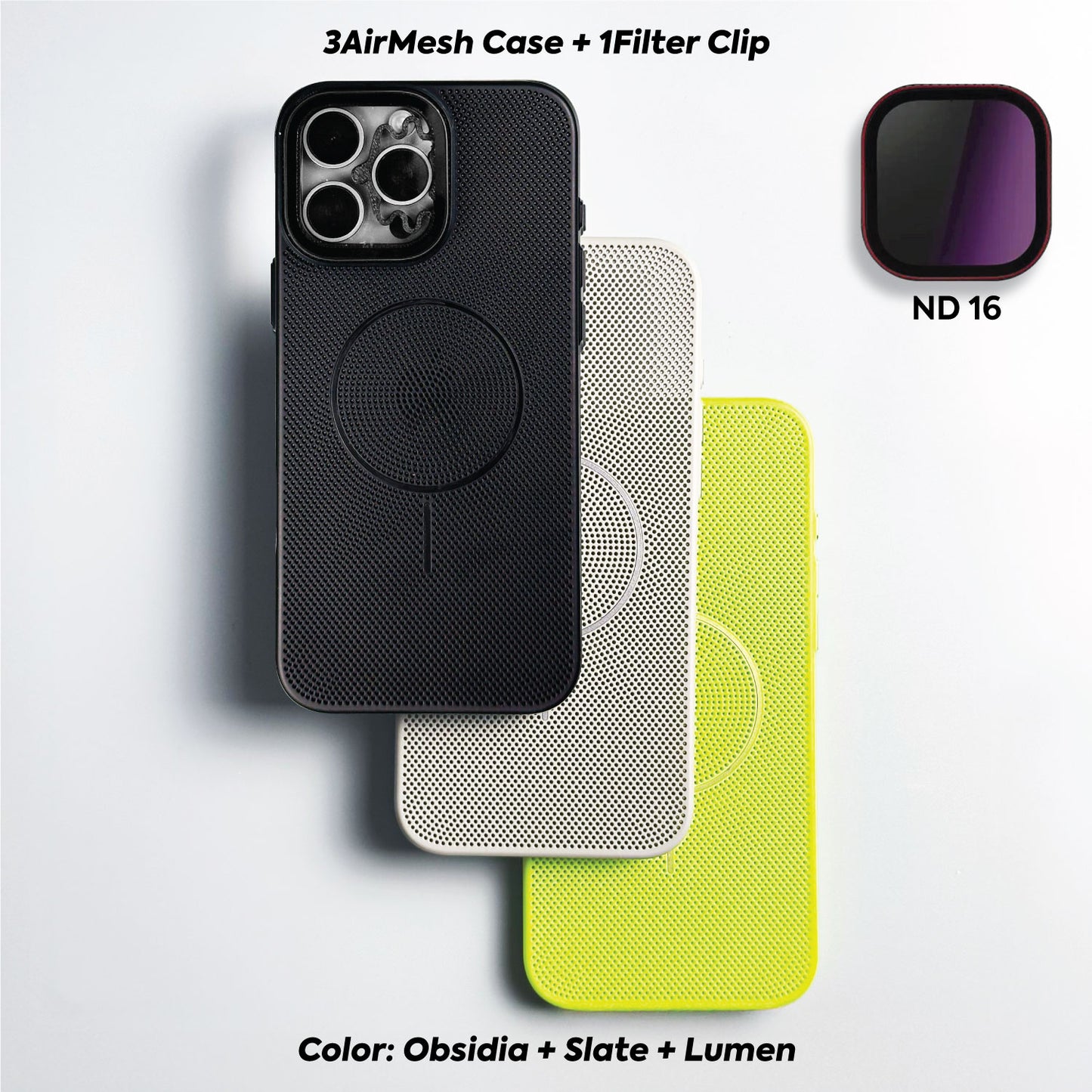 AirMesh Case + ClipFilter (Shipping Aug-15th)