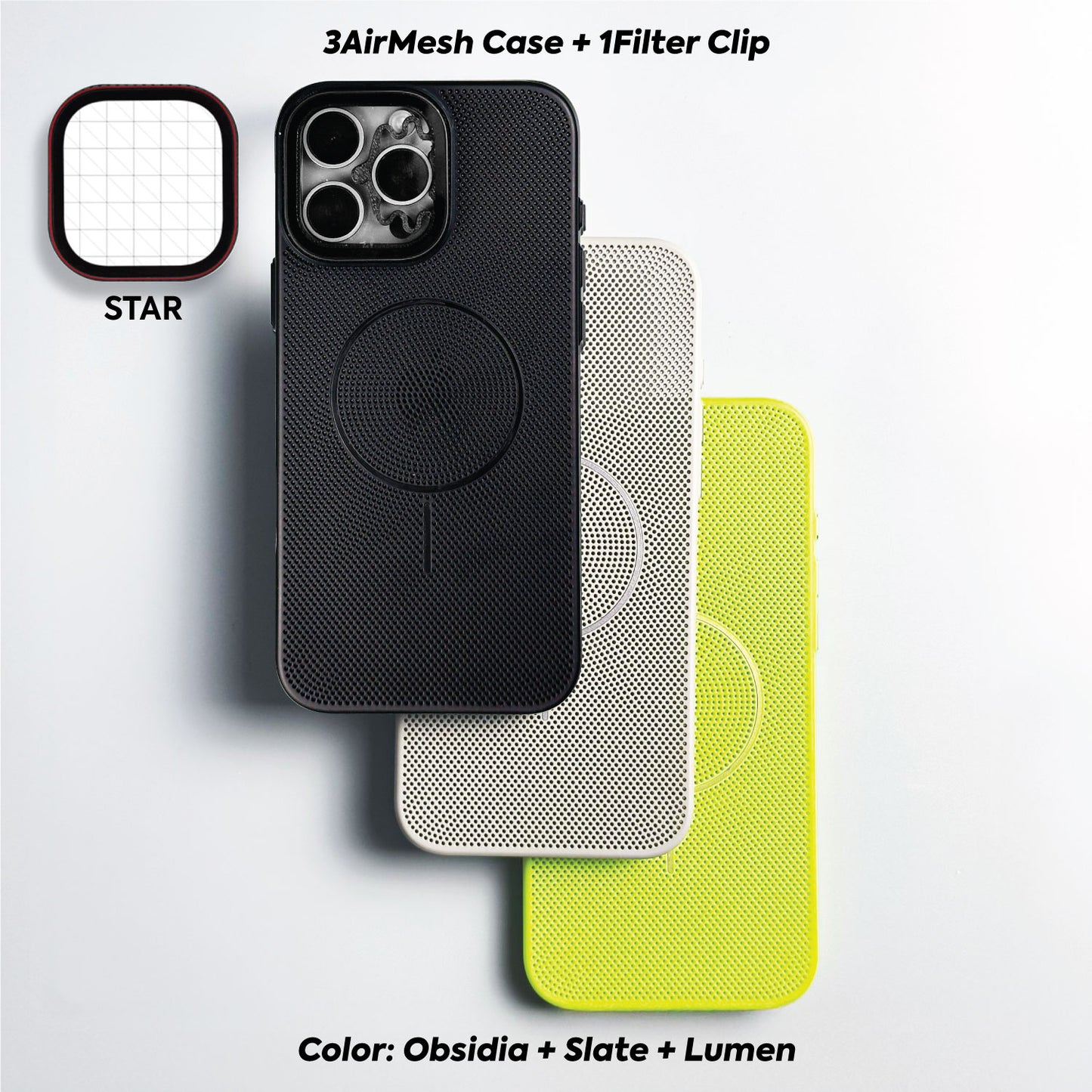 AirMesh Case + ClipFilter (Shipping Aug-15th)
