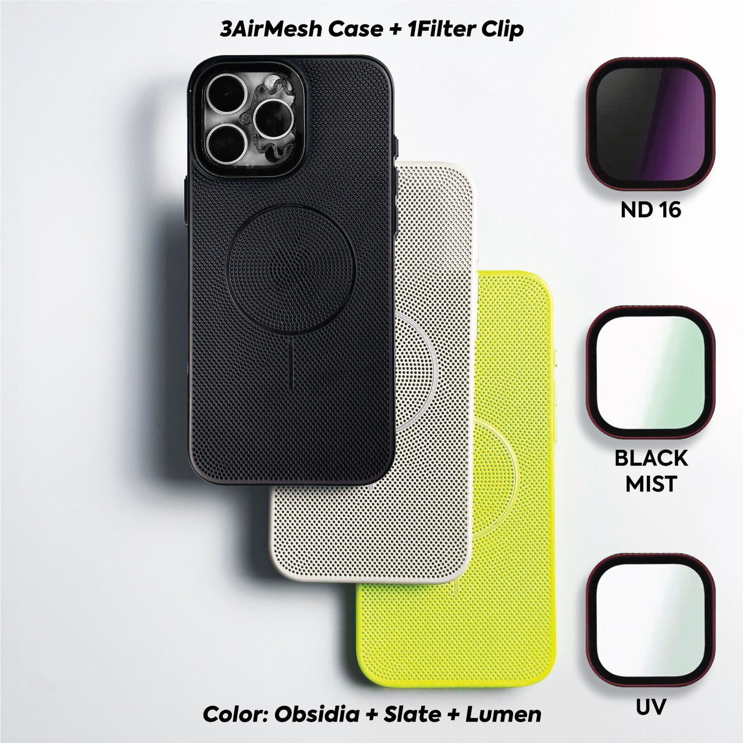 AirMesh Case + ClipFilter (Shipping Aug-15th)